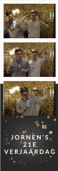 Fotostrip Jornen's 21e verjaardag