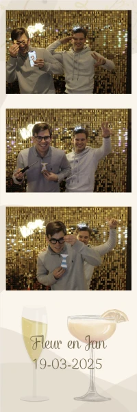 Fotostrip Fleur en Jan