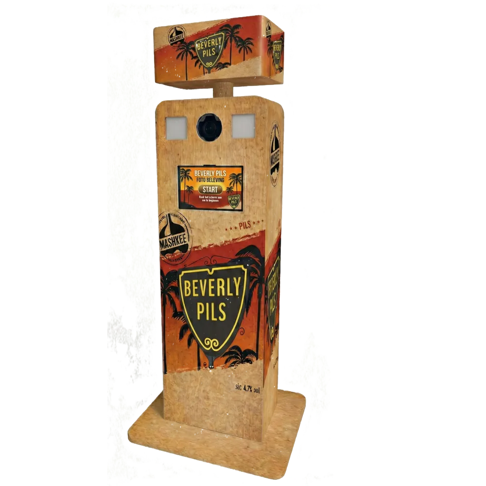 Beverly Pils branded photobooth