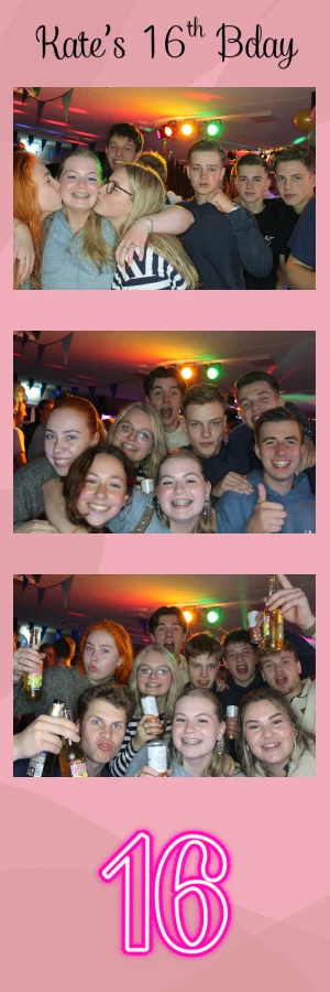 Fotostrip Kate's 16th Bday